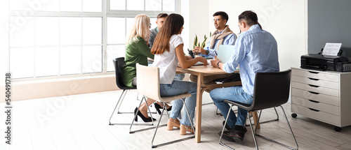Business team having meetin...