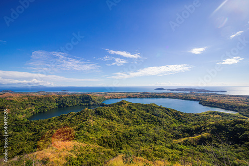 View from Mont Passot above the crater lake Lac Amparihibe
