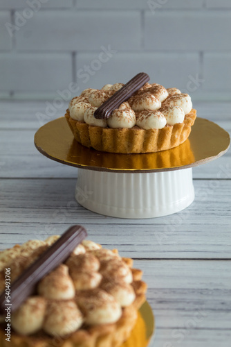 Tiramisu tarts for dessert