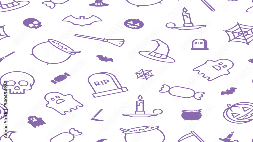 Halloween pattern background Halloween pattern background