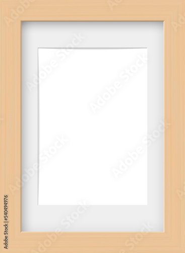 Wooden picture frame