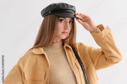 Beautiful fashionable young...