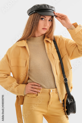 Beautiful fashionable young...