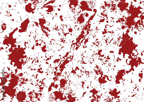 Abstract vector splatter red color isolated background design. illustration vector design.