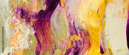.Embossed pasty oil paints and reliefs.  Abstract art. Mix of paints.