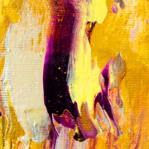 .Embossed pasty oil paints and reliefs.  Abstract art. Mix of paints.