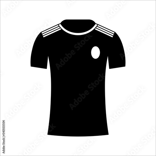 Football or soccer jersey icon. vector illustration on white background