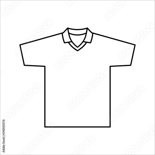 Football or soccer jersey icon. vector illustration on white background