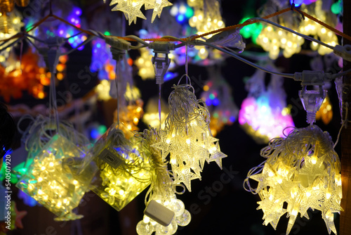 Fotomural Colorful decorative light is for sale in kolkata ezra street light market for di