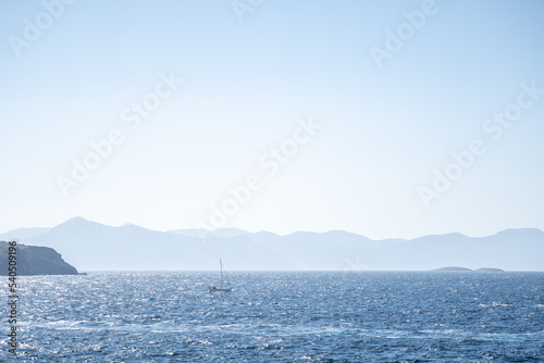 landscape with a boat