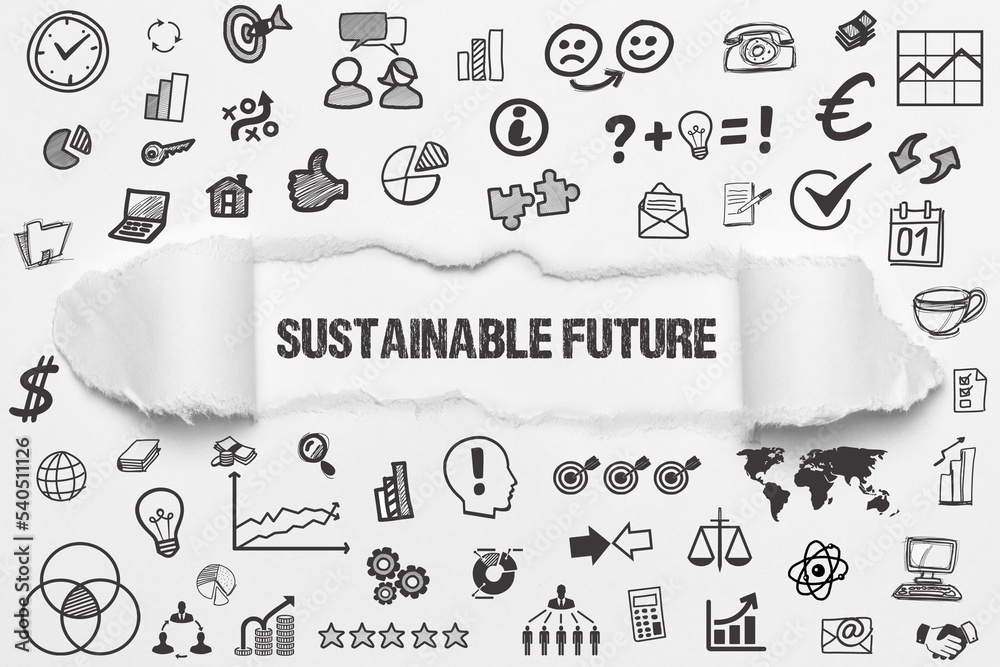 Sustainable Future	 - obrazy, fototapety, plakaty 