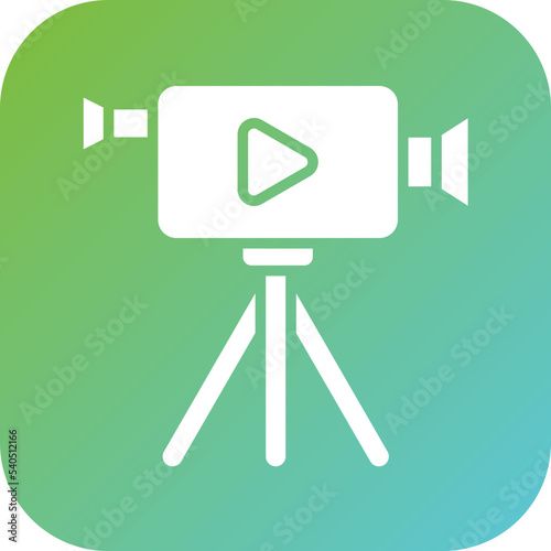 Video Camera Icon Style