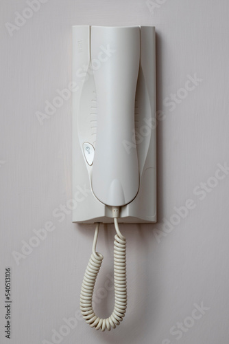 Communication equipment such as intercom is usual in new urban buildings.