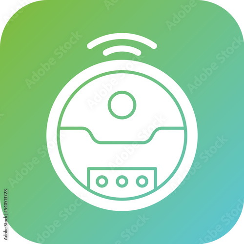 Robotic Vaccum Icon Style