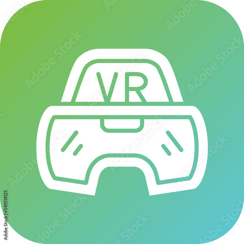 Vr Glasses Icon Style