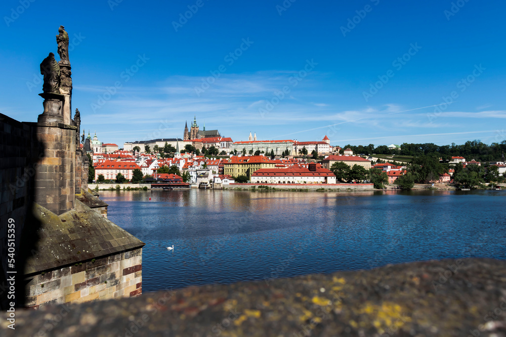 Obraz premium The beautiful city of Prague. Czech Republic in summer. ancient urban architecture