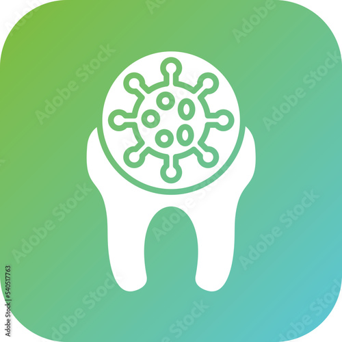Tooth Infection Icon Style