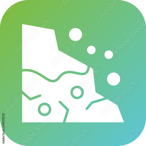 Snow Avalanche Icon Style