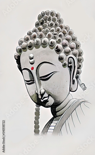 Buddha art for meditation and pray