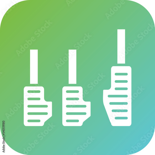 Pedals Icon Style