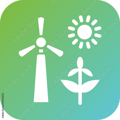 Energy Sources Icon Style