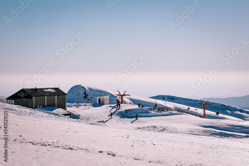 Mountain ski resort, Romania,Transylvania, Brasov, Poiana Brasov photo