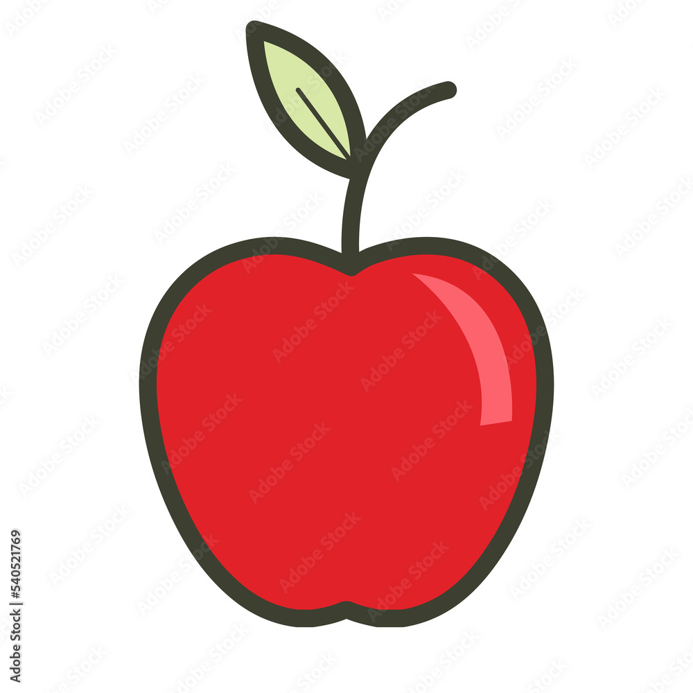 red apple with leaf red apple with leaf