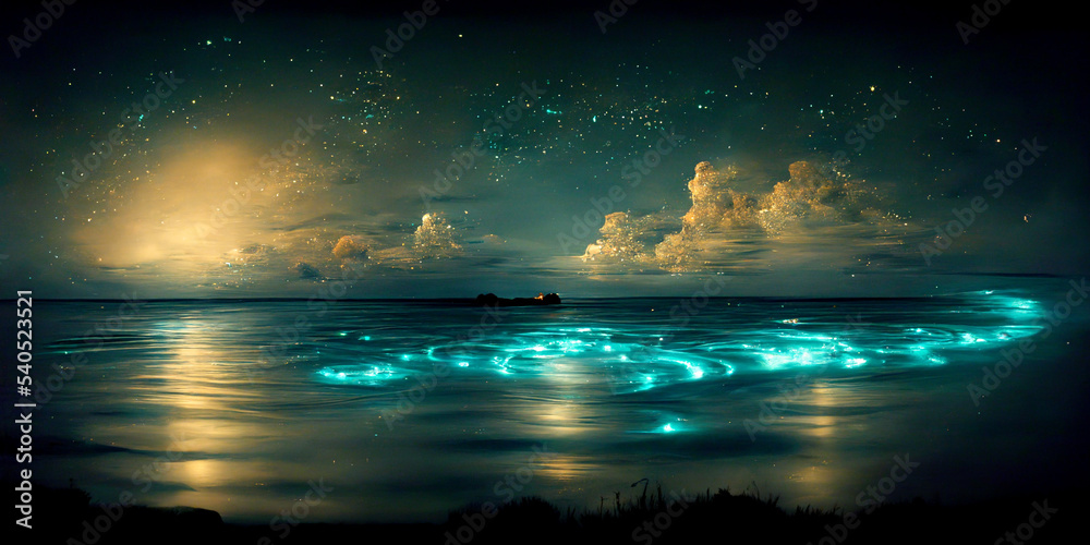 Bioluminescent waves  Wallpapers  Monterey Bay Aquarium
