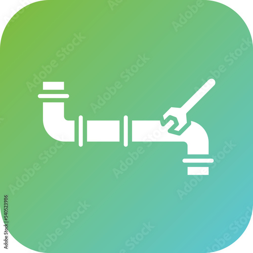 Pipe Fixing Icon Style