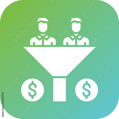 Sales Funnel Icon Style