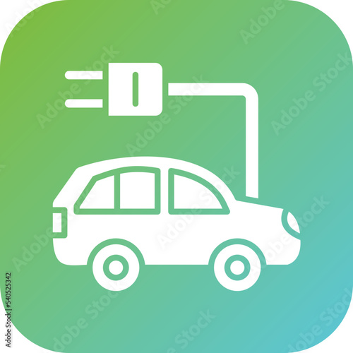 Electronic Car Icon Style