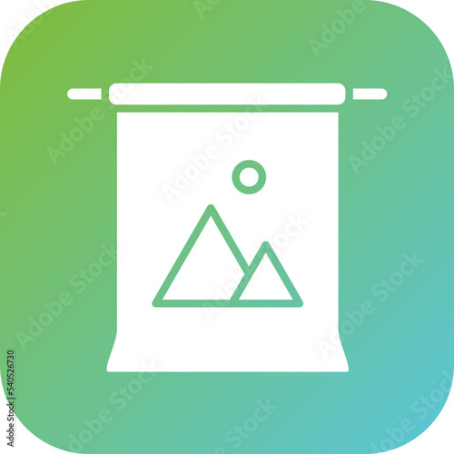 Camera Backdrop Icon Style