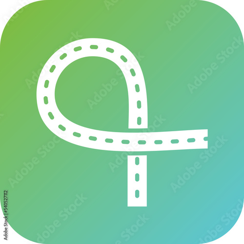 Road Ramps Icon Style