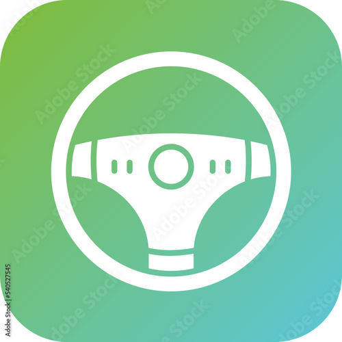 Steering Wheel Icon Style