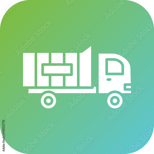 Dump Truck Icon Style