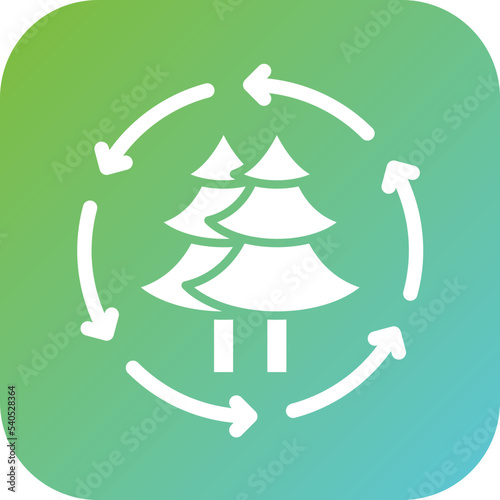 Reforestation Icon Style
