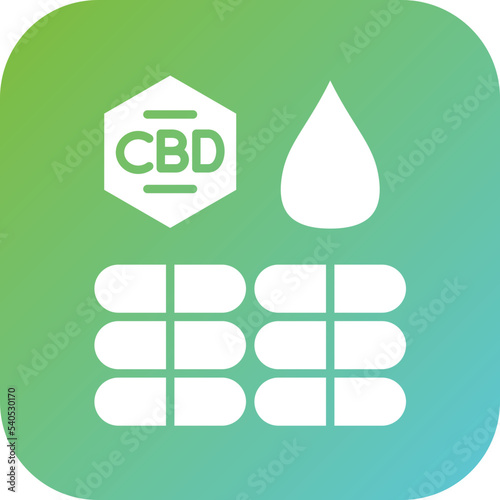 Bio Cbd Per Capsule Icon Style