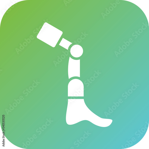 Bionic Leg Icon Style