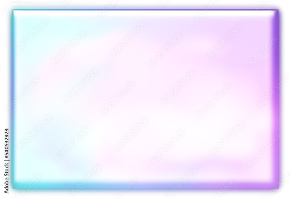 Rainbow pastel blue violet purple gradient background.Neon light white