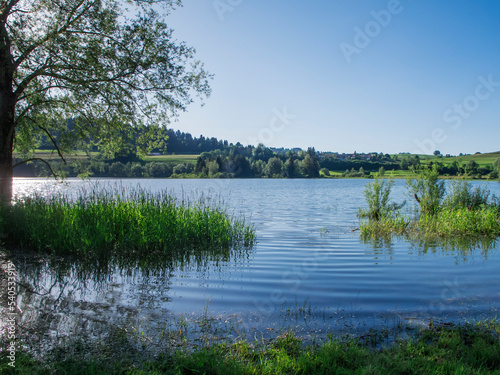 Fototapeta Naklejka Na Ścianę i Meble -  Lake Gruenten at high tide