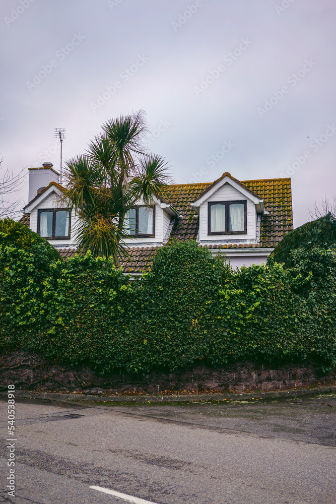 Beautiful house on the coast of Jersey Island in UK, Channel Islands Beautiful house on the coast of Jersey Island in UK, Channel Islands