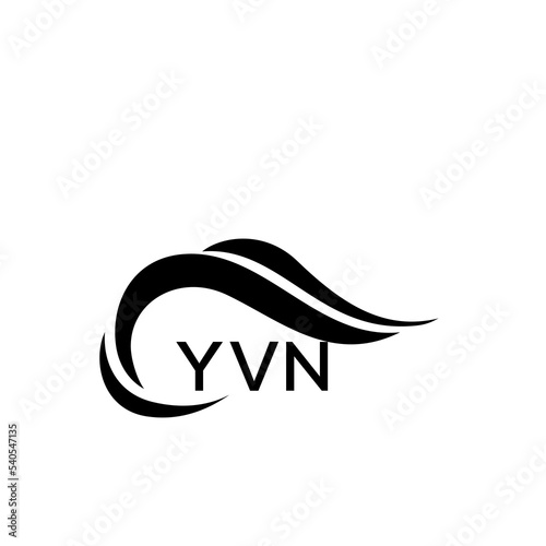 YVN letter logo. YVN blue image. YVN Monogram logo design for entrepreneur and business. YVN best icon.
 photo