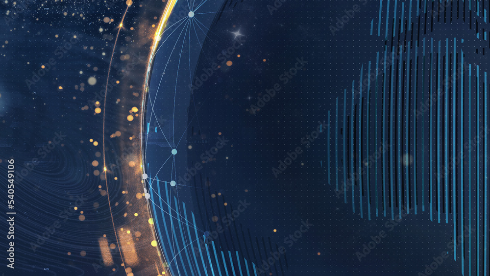 Obraz premium Abstract dark blue background design
