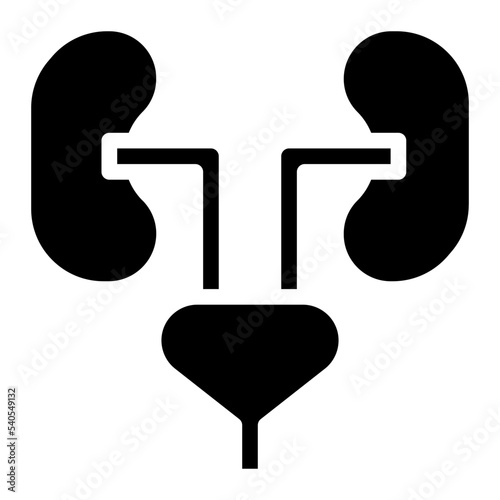 icu monitor glyph icon