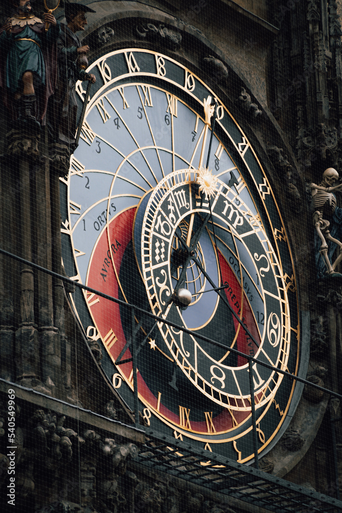 Obraz premium Prag Rathaus Uhr