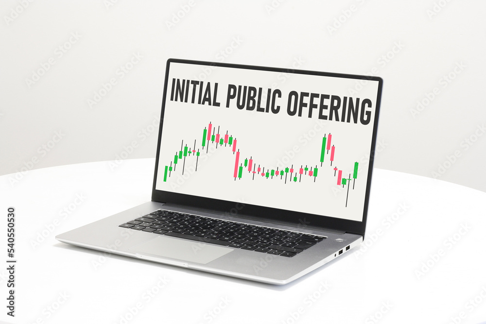 Initial Public Offering IPO is shown using the text and picture of chart Initial Public Offering IPO is shown using the text and picture of chart