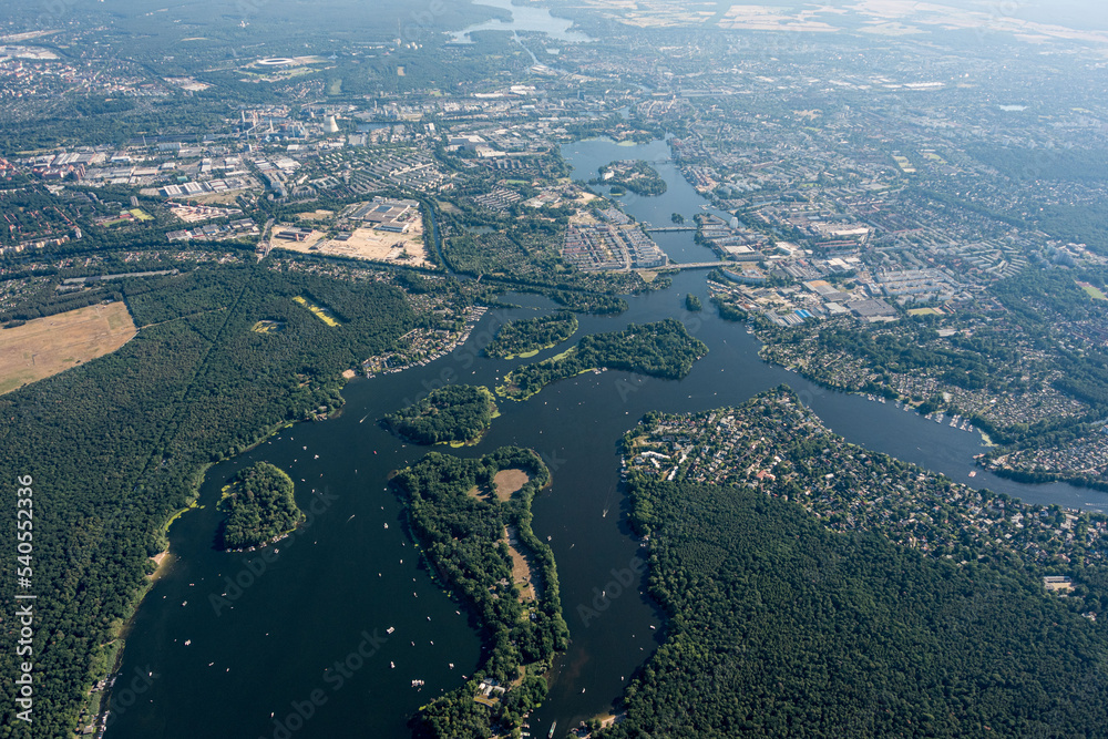 Fototapeta premium Luftbild Berlin