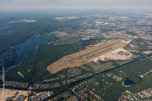 Luftbild Berlin Flughafen Tegel photo