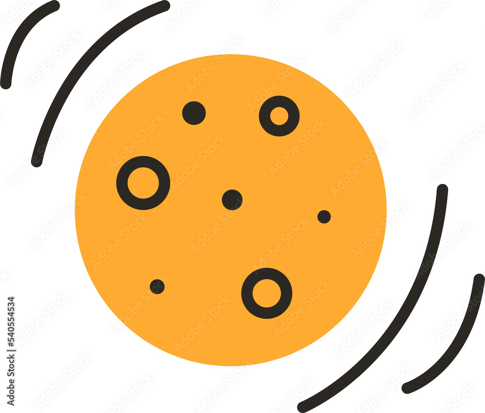 Fototapeta premium Planet PNG, children's space illustrations, spaceships, aliens, comet, planet, robot, asteroid, space, galaxy, rocket flying into space, alien ship