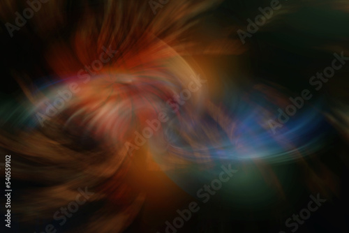 Artistic abstract futuristic space background
